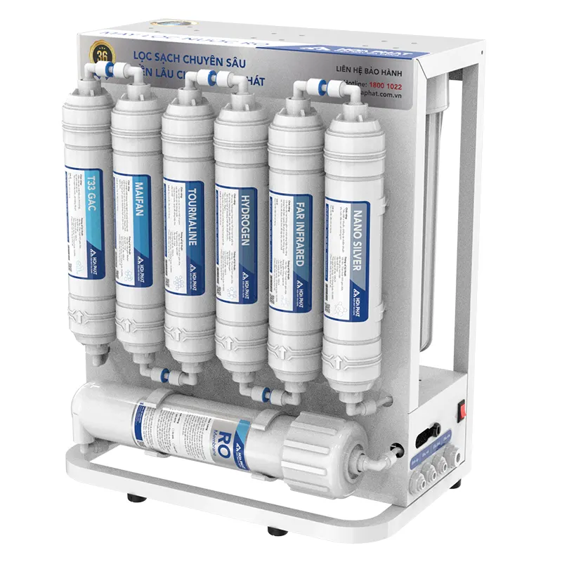Máy lọc nước Hòa Phát HWU1A1022 - 10 Lõi lọc